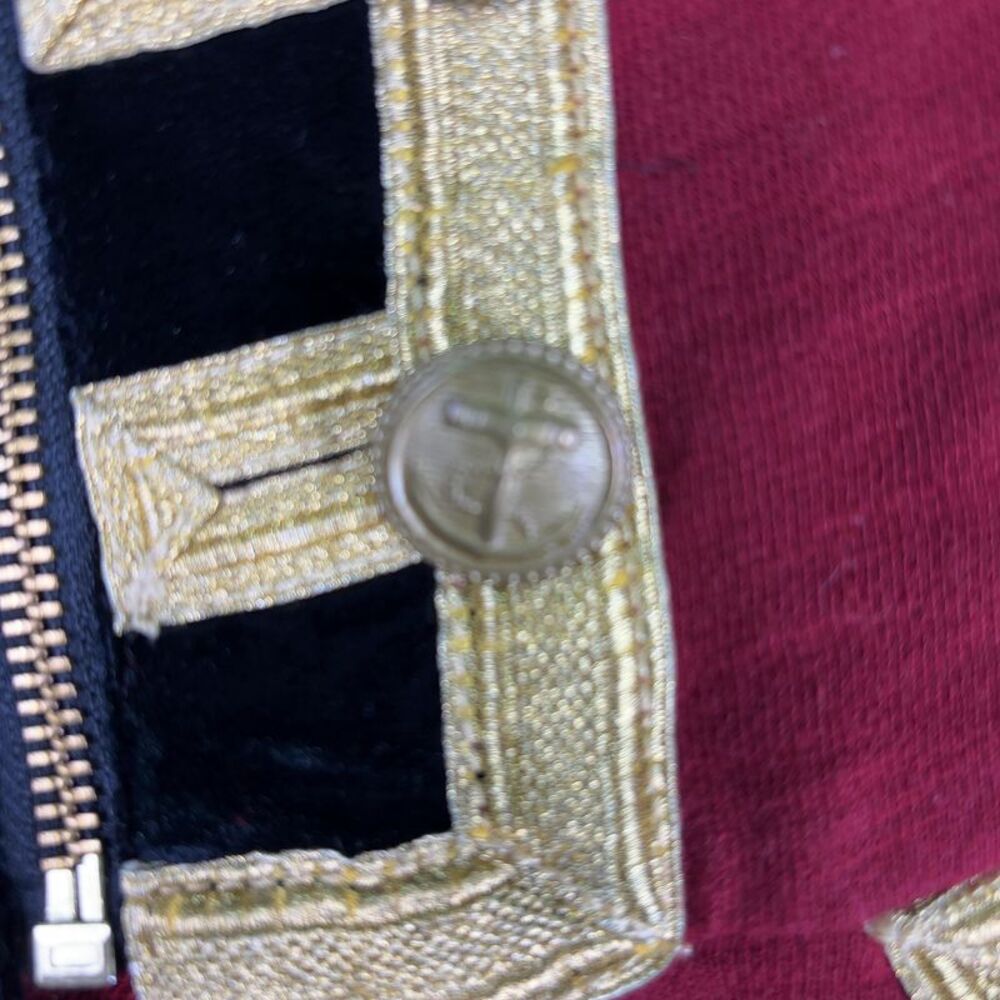 Denim & Supply Ralph Lauren Red Military Officer Jacket - Picture 5 of 8